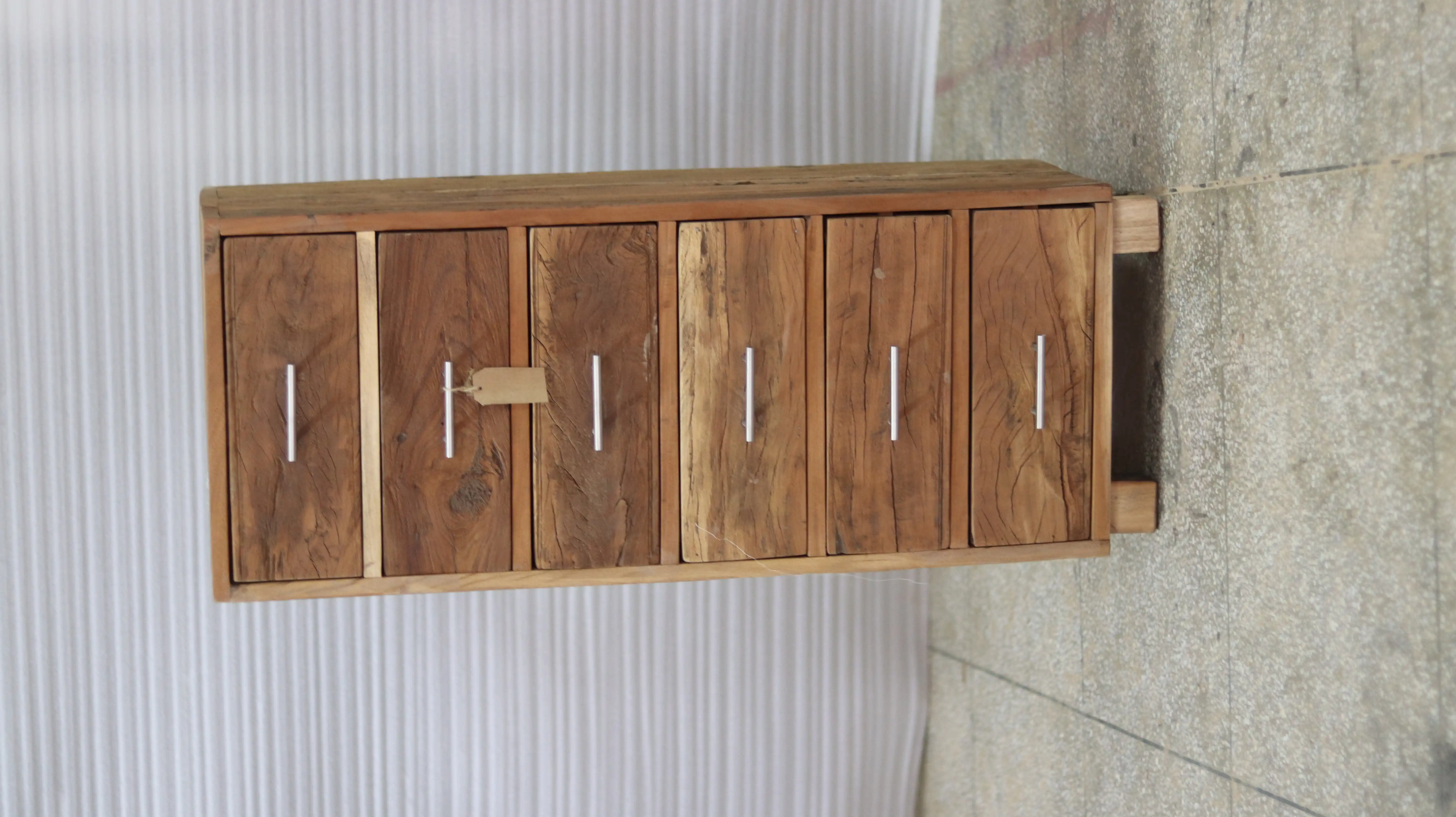 Reclaimed Wood Drawer Chest with 6 Drawers - popular handicrafts